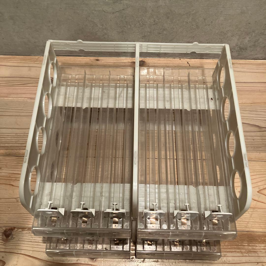 たばこディスプレイケース 2段分 各列15個収納　店舗什器 陳列棚 たばこ屋