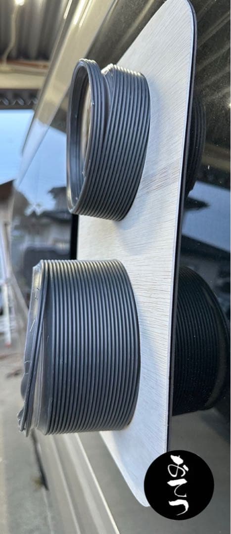 エコフローWAVE2 WAVE3 運転席側小窓用 ダクトパネル 未塗装