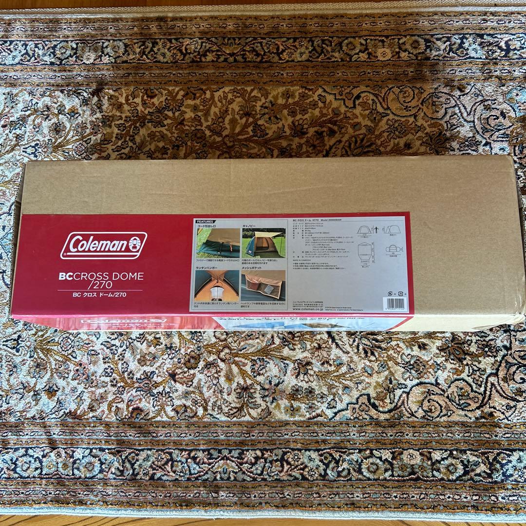 【新品未開封】値引きしました。COLEMAN BCクロスドーム 270 グリーン