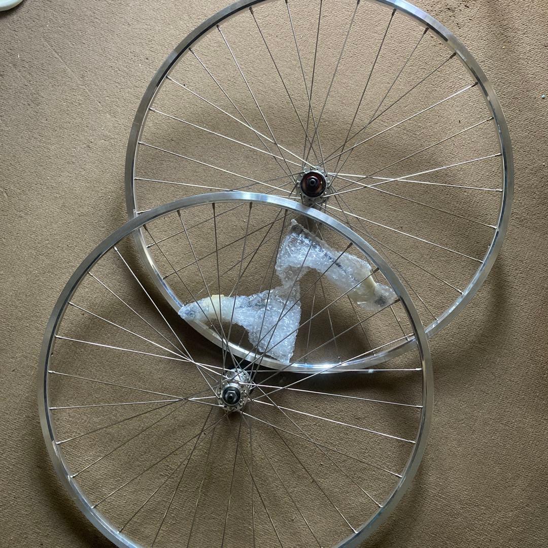 ハイポリッシュ650C前後ホイールセット F100/R130mmクイックレバー付