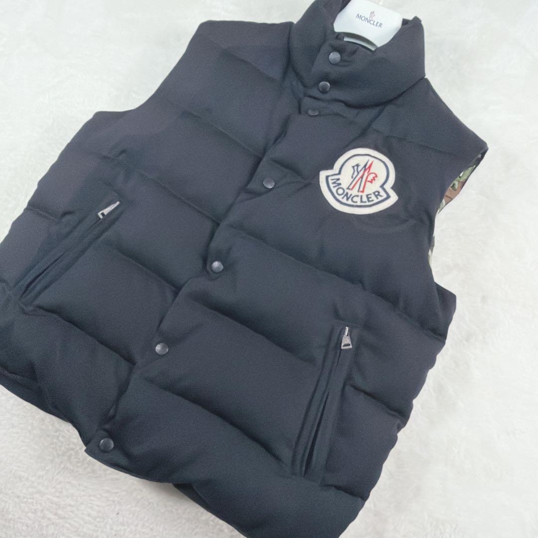 希少 MONCLER JUNYA WATANABE ダウンベスト 裏地カモフラ