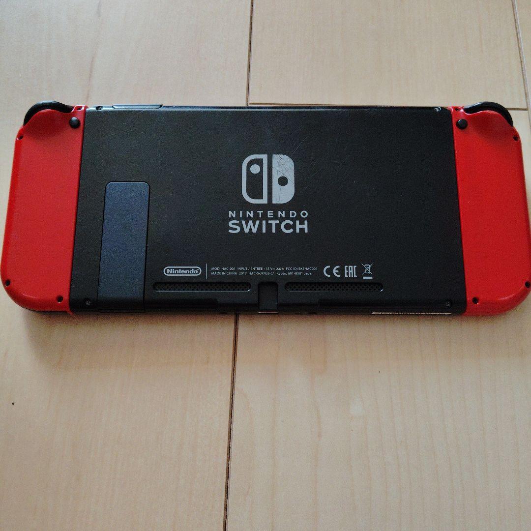 ジャンク品　Nintendo Switch レッド 本体 充電器付き
