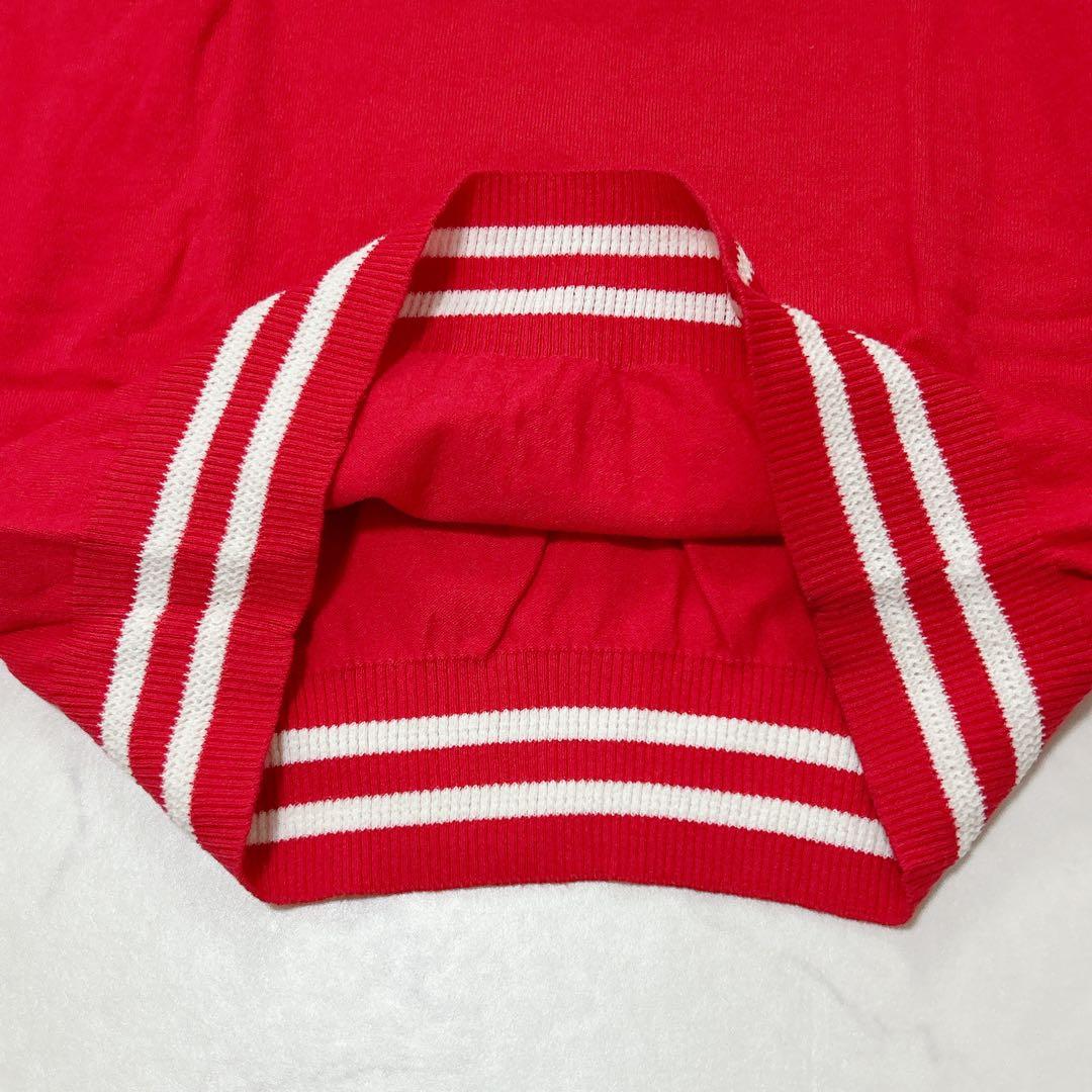 FILA ゴルフパンツ 紺 L /ジャックバニー 綿セーター 赤 L 2点セット