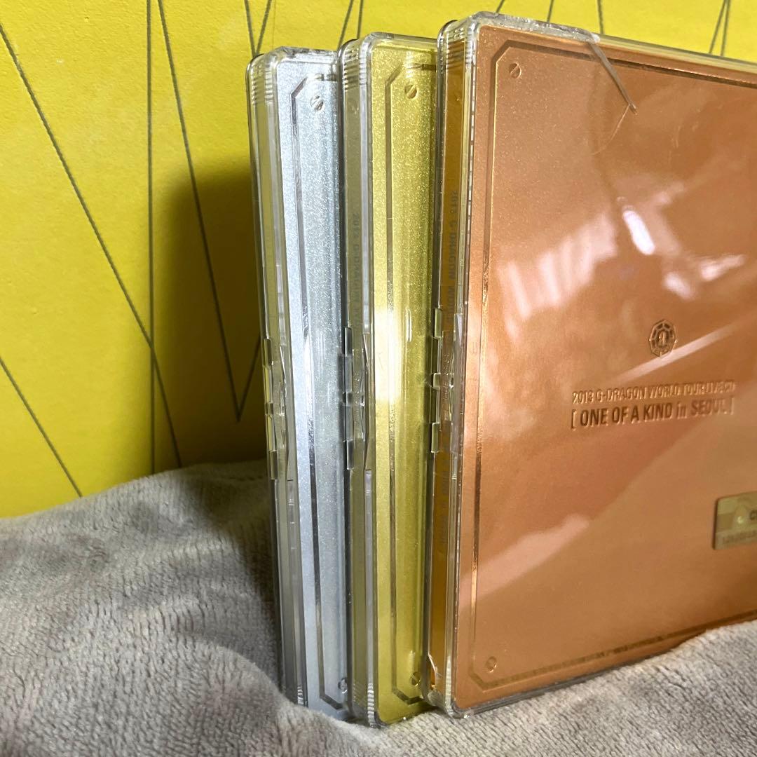 G-DRAGON 2013 SEOUL LIVE ゴールド、シルバー、ブロンズ