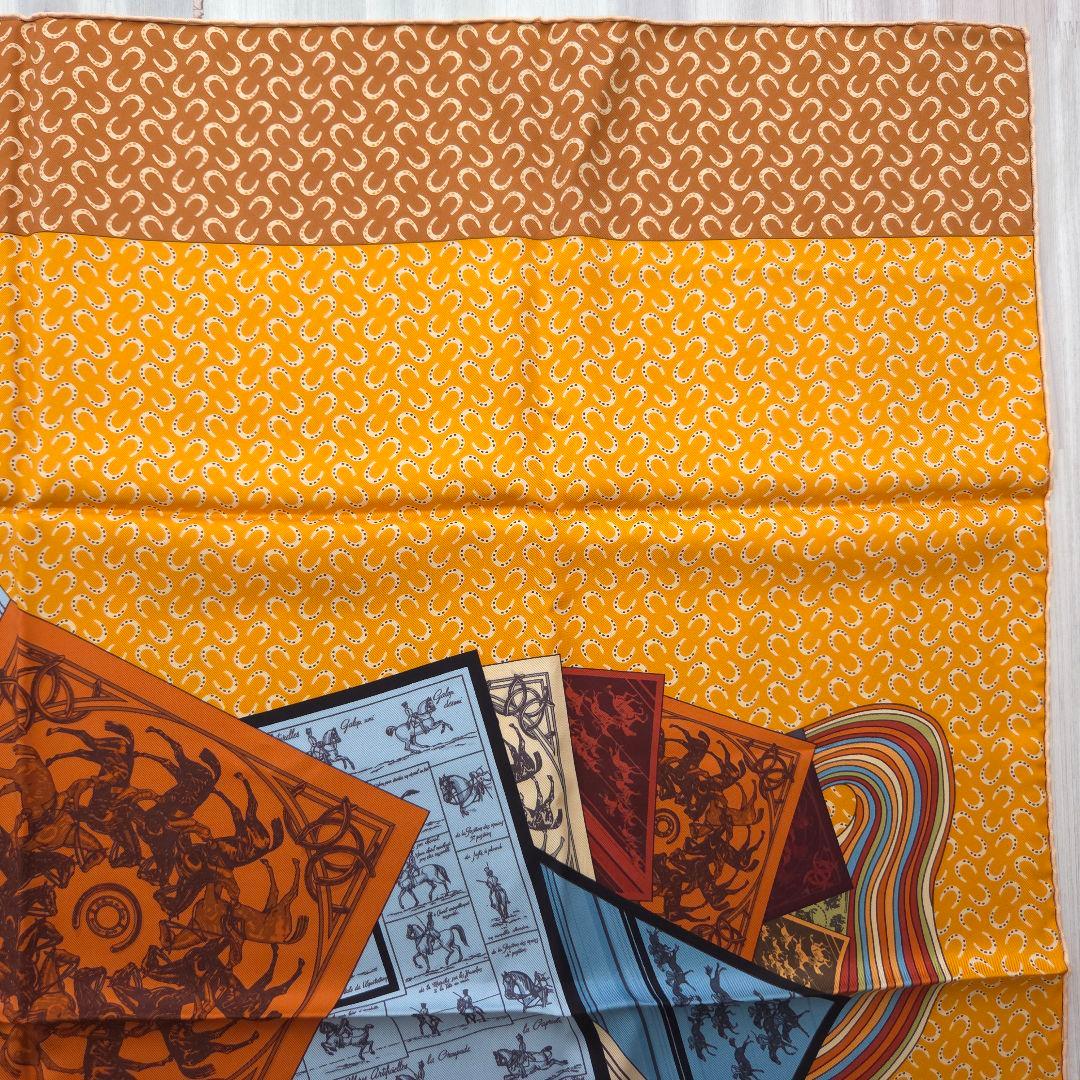 HERMES カレ90 A Cheval sur mon Carre スカーフ