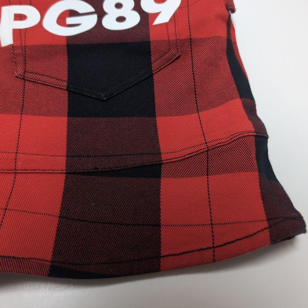 美品　パーリーゲイツ　スカート　秋冬春　00完売モデル　35200円　赤チェック