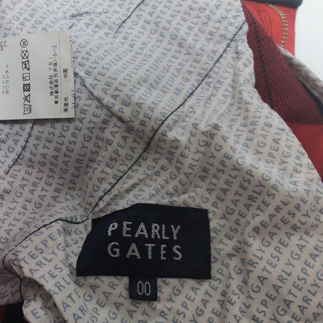 美品　パーリーゲイツ　スカート　秋冬春　00完売モデル　35200円　赤チェック