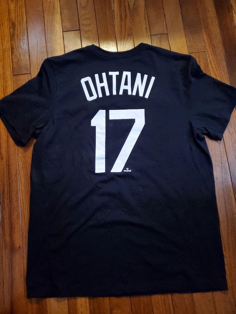 ドジャース 大谷翔平 Tシャツ MLB公式 ブラック Lサイズ