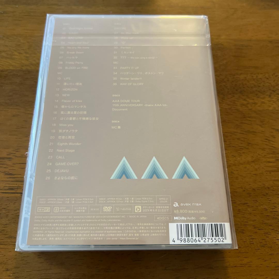 AAA/AAA DOME TOUR 15th ANNIVERSARY-than…