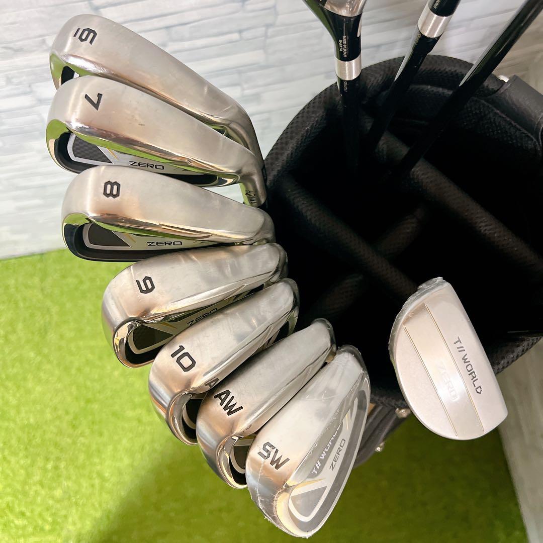 極美品 ホンマ ツアーワールド ゼロ 13本フルセット R ゴルフクラブ
