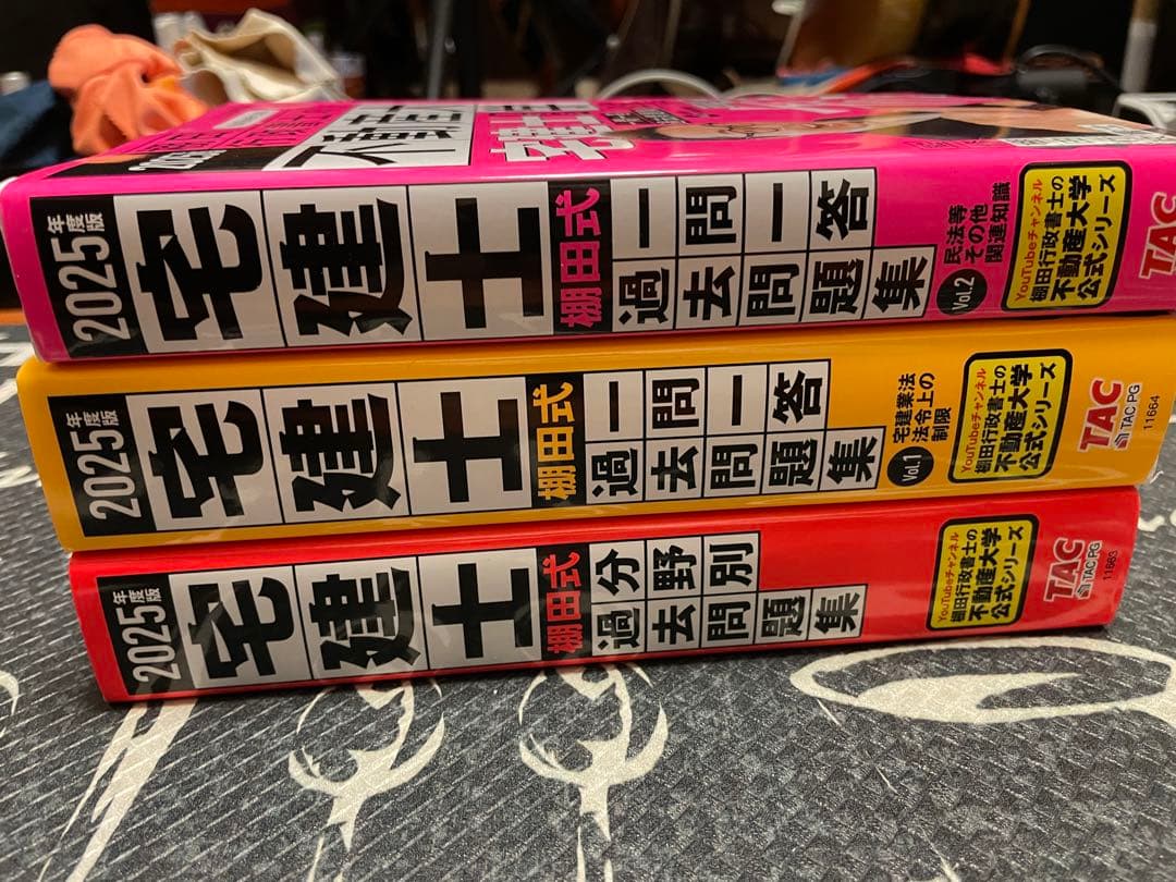 棚田行政書士の不動産大学 宅建士 公式問題集 2025年版 3冊セット