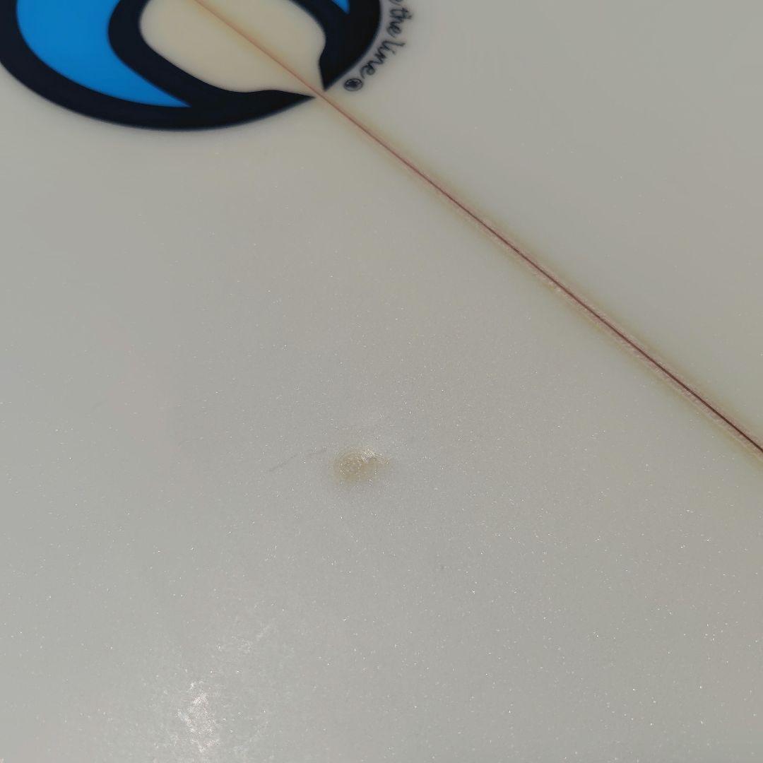 【たちつてと】ホワイト サーフボード デッキパッド付き　6.5