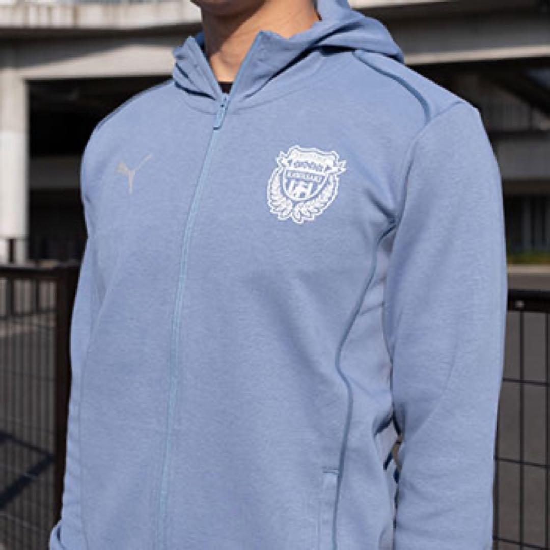 川崎フロンターレ PUMA TEAMFINALカジュアルフーデッドジャケット