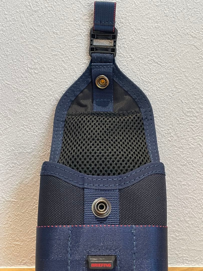 【美品】BRIEFING GOLF スコープボックスポーチ ネイビー