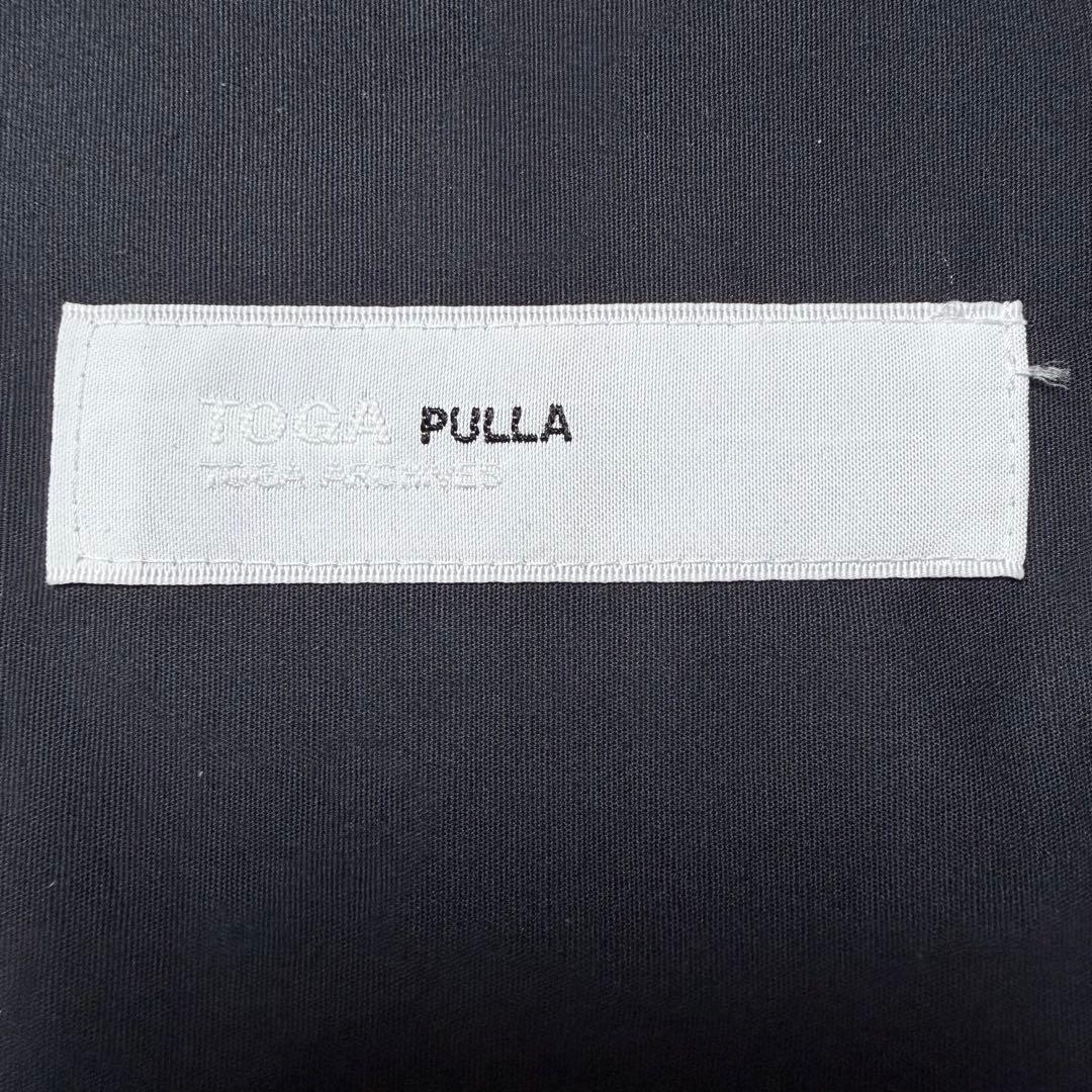 【美品✨近年】TOGA ストレッチブロードブラウス フェザー トーガ