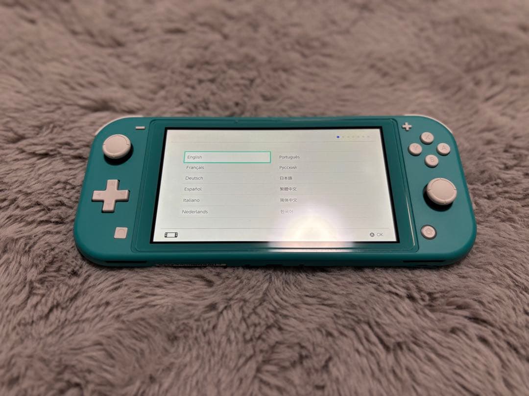 『生きてます』Nintendo Switch Lite ターコイズ