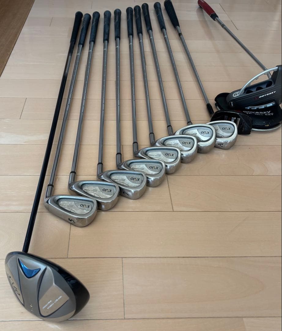 早い者勝ち XXIO キャディーバッグ&クラブセット&オデッセイパター おまけ付