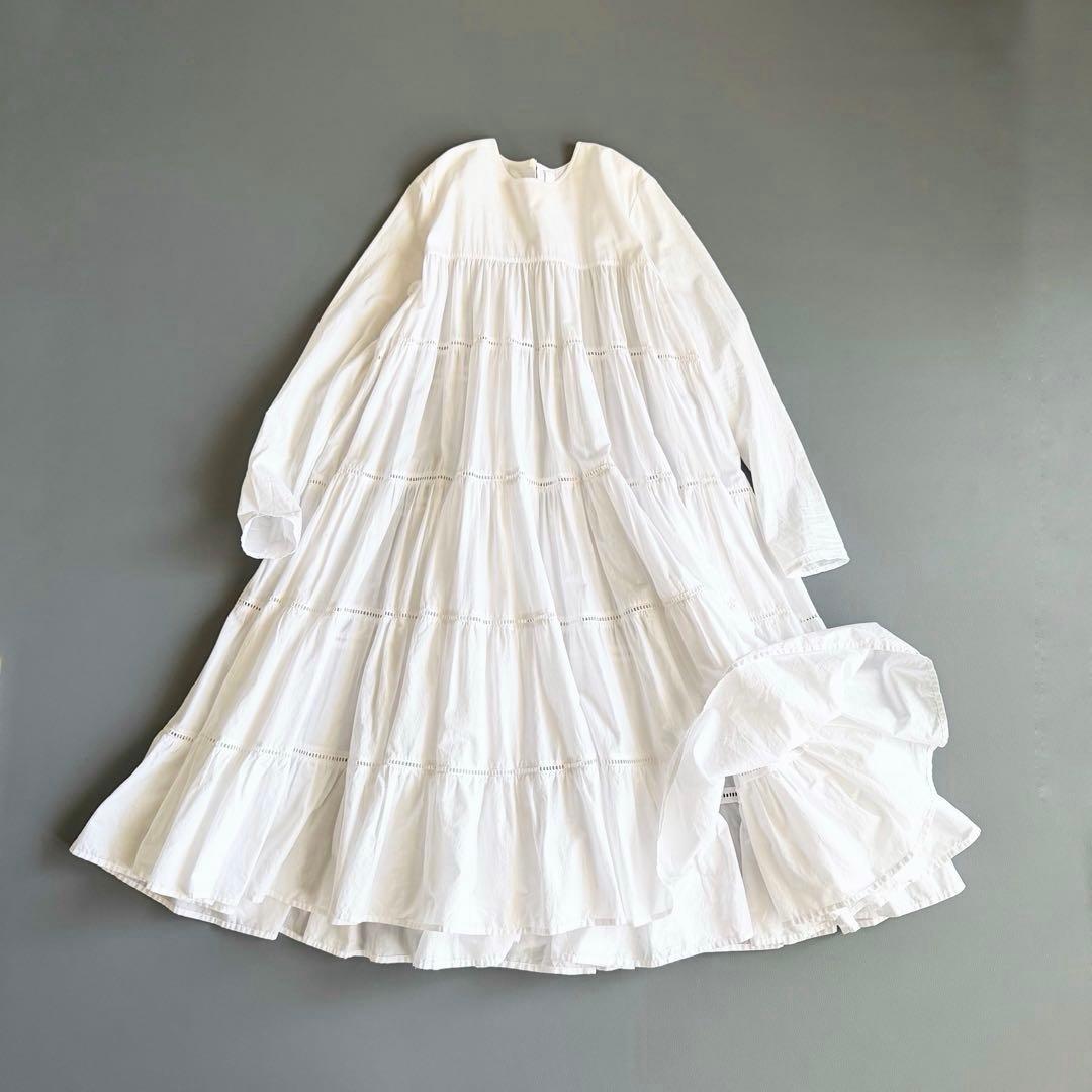 【マーレット】ESSAOUIRA ティアードロングワンピース インド製 XS