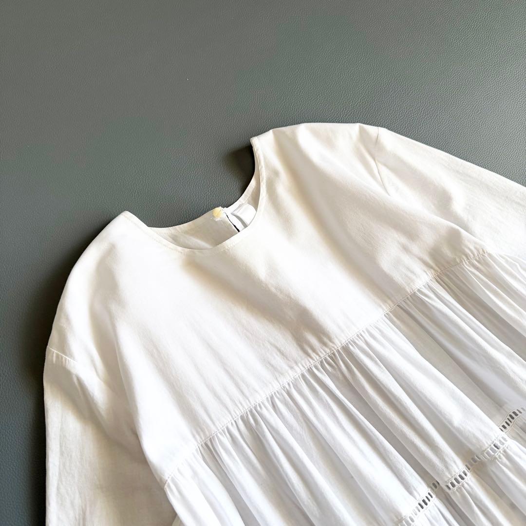 【マーレット】ESSAOUIRA ティアードロングワンピース インド製 XS