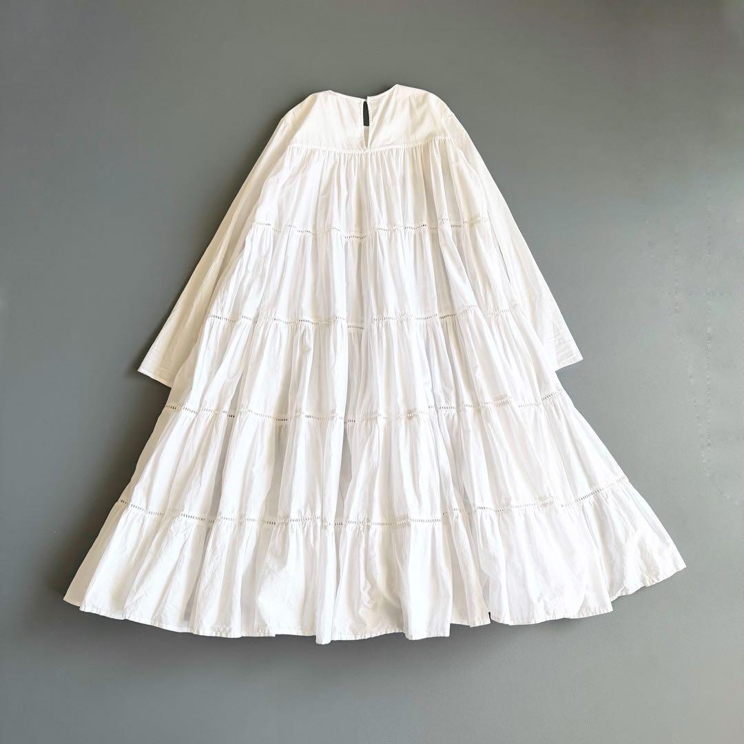 【マーレット】ESSAOUIRA ティアードロングワンピース インド製 XS