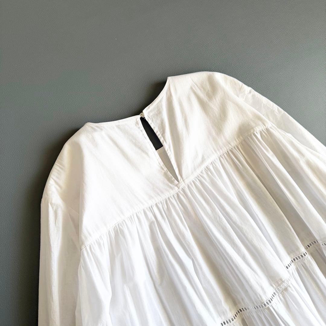 【マーレット】ESSAOUIRA ティアードロングワンピース インド製 XS