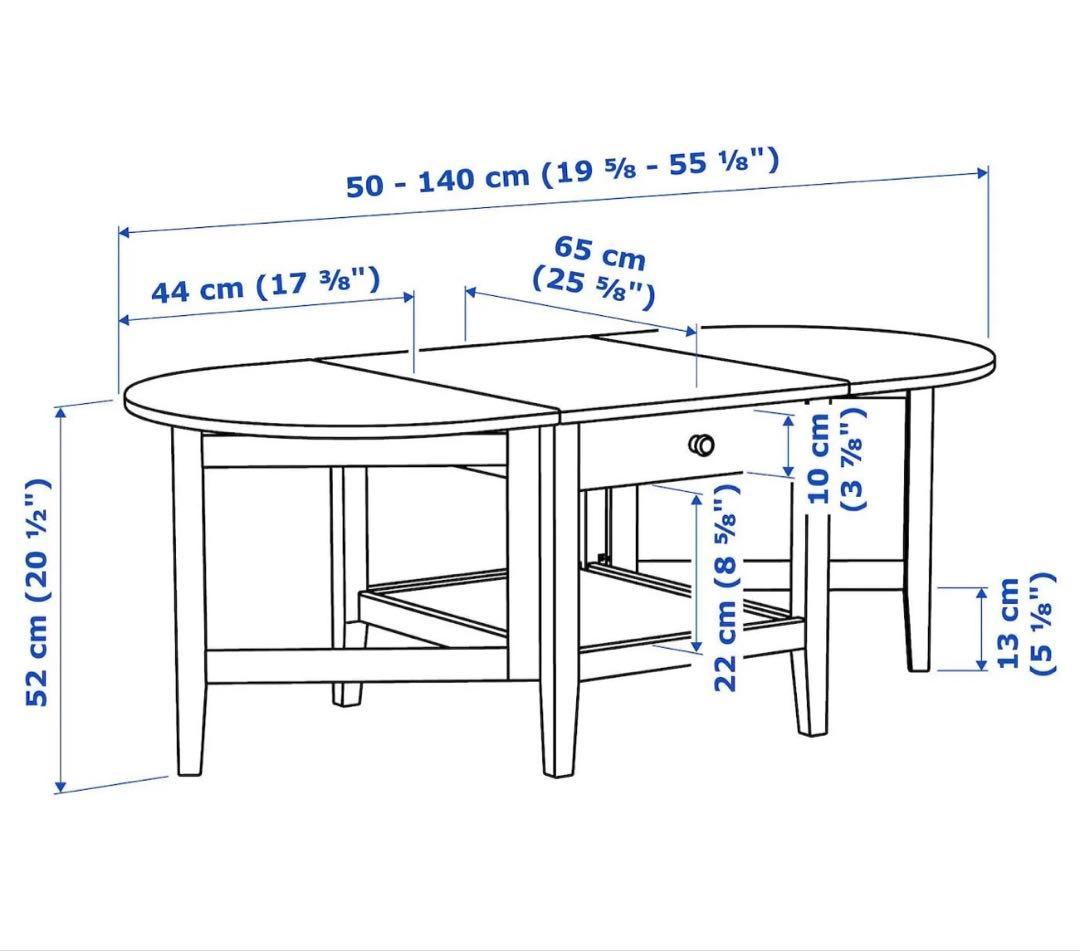 【送料込】IKEA　バタフライテーブル　ARKELSTORP　コーヒーテーブル