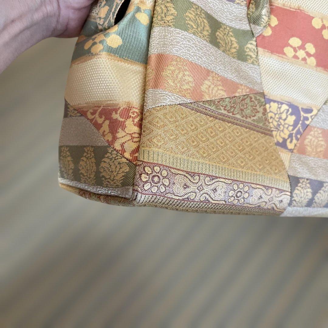 美品　名物裂の利休バッグ　懐紙二つお付けします