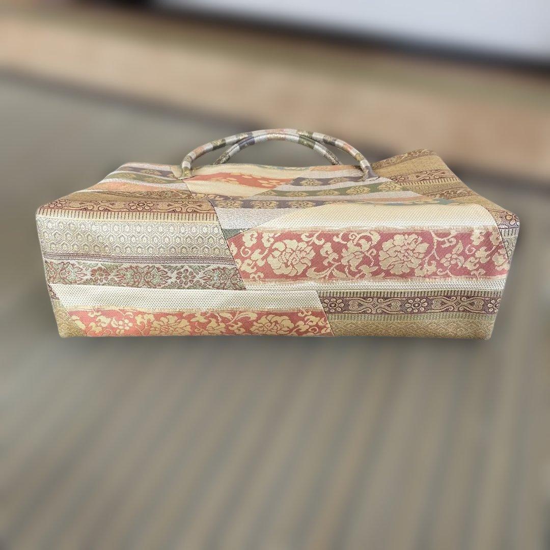 美品　名物裂の利休バッグ　懐紙二つお付けします