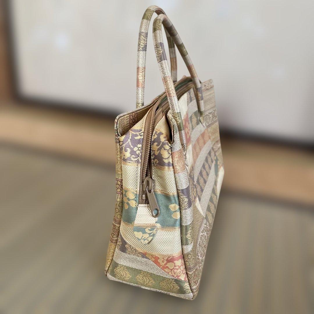 美品　名物裂の利休バッグ　懐紙二つお付けします