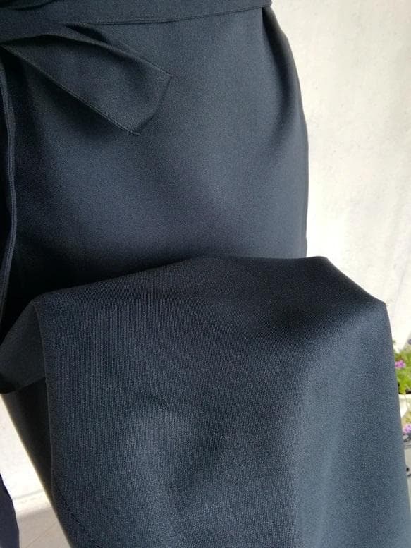 【日本製】S~3L 濃紺 茶道お稽古用エプロン127100-21