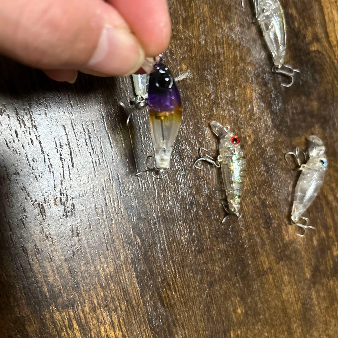 メバルミノー7本セット　リッジ　ガンシップ　シラスミノーなどケース付き