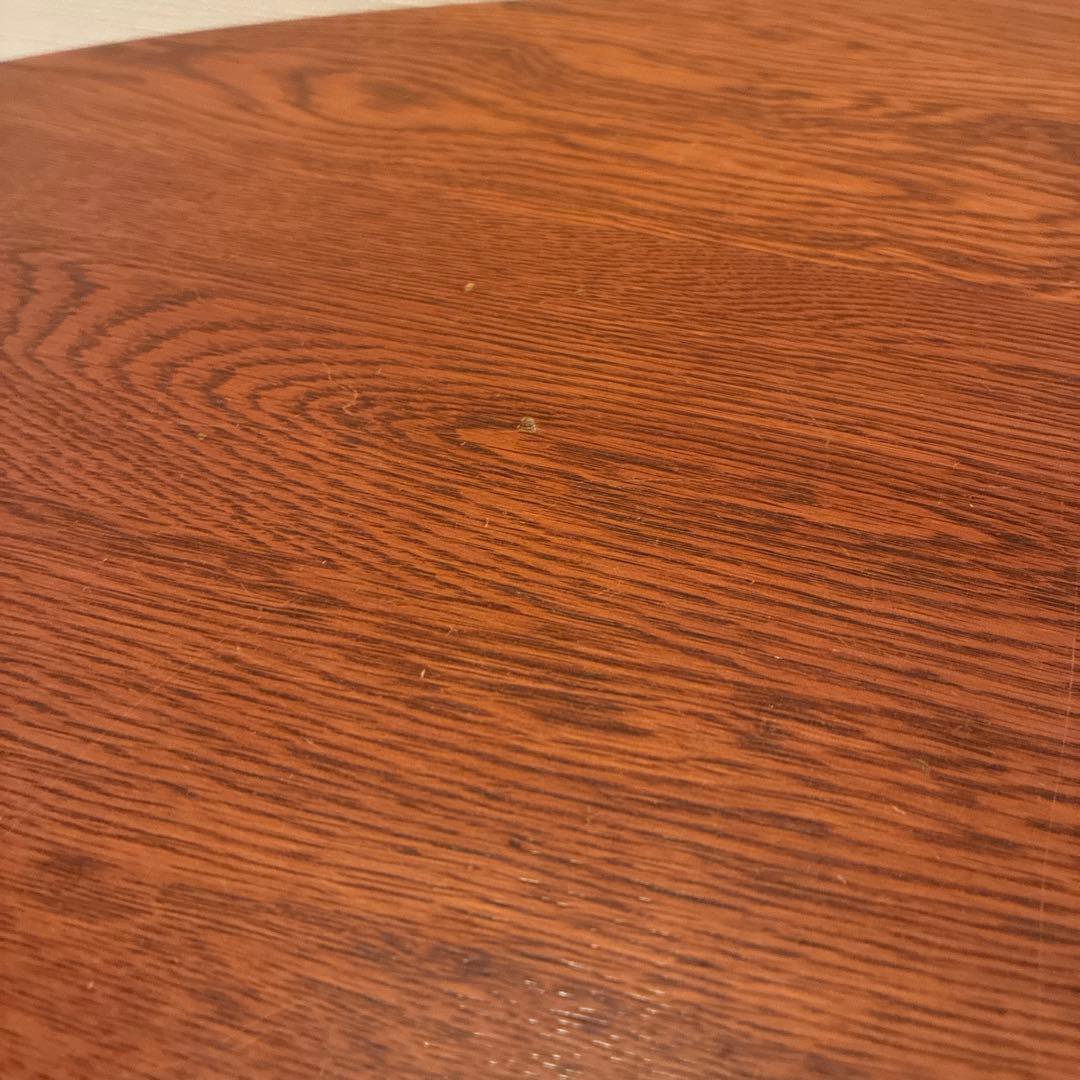 カリモク　木製　楕円形　センターテーブル　オーバル　サイドテーブル　ローテーブル