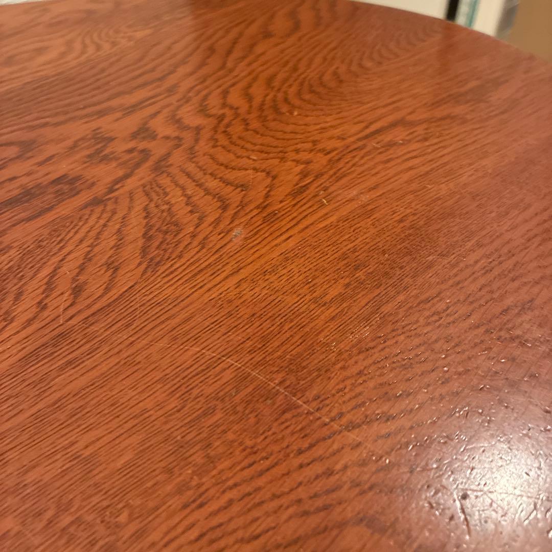 カリモク　木製　楕円形　センターテーブル　オーバル　サイドテーブル　ローテーブル