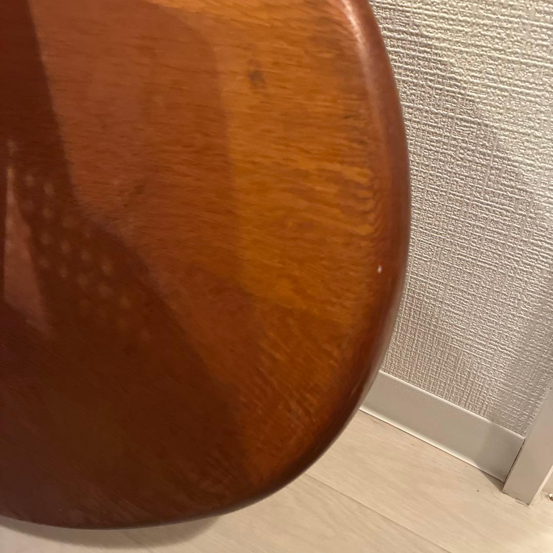 カリモク　木製　楕円形　センターテーブル　オーバル　サイドテーブル　ローテーブル