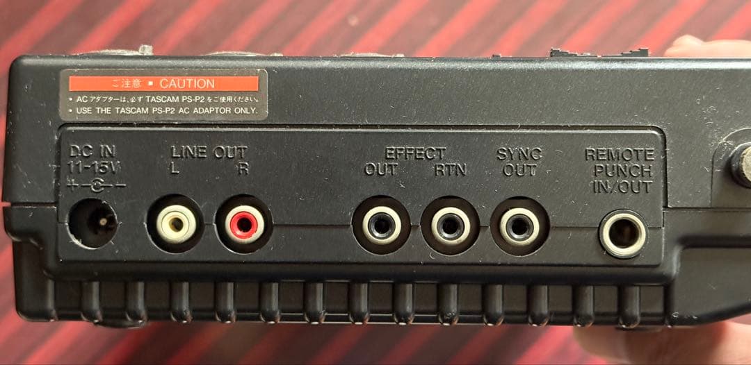 Y*A様 TASCAM PORTA 05 HS マルチトラックレコーダー　通電確