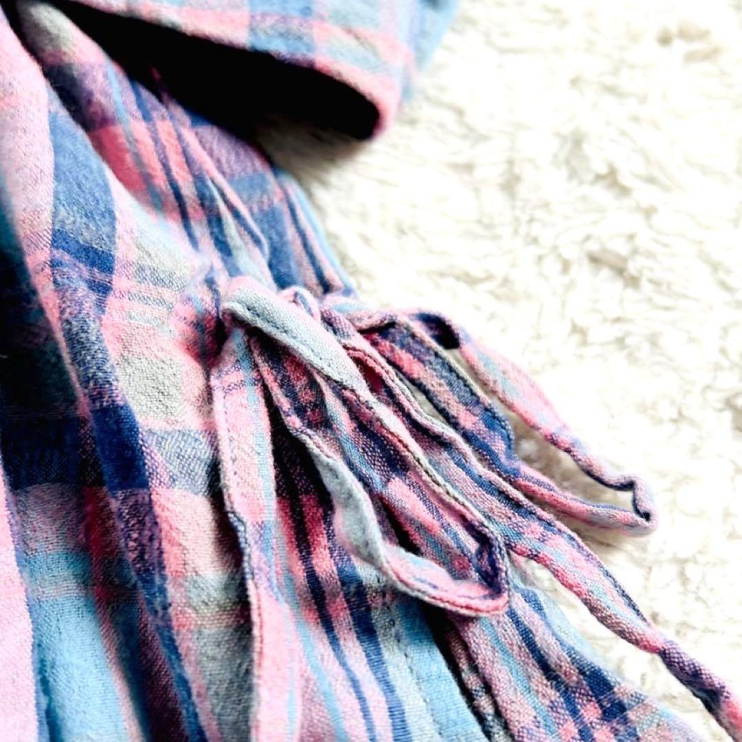 最終値下❤️iCHi Antiquite's ワンピースウールコットンリネンワンピ