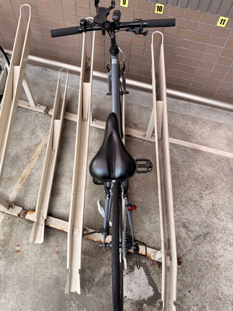 【新品】クロスバイク スマホホルダー付き