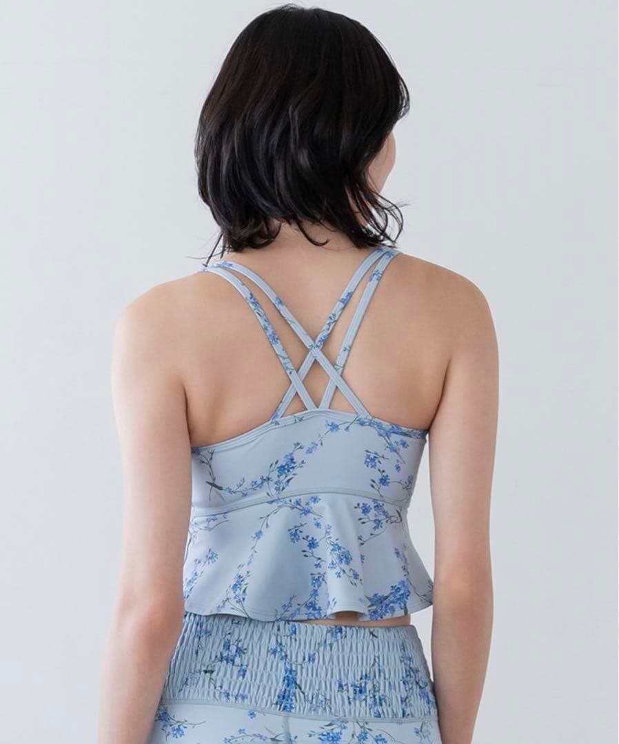 【SUKALA】スプリングフラワーフレアブラトップ　Ｓサイズ