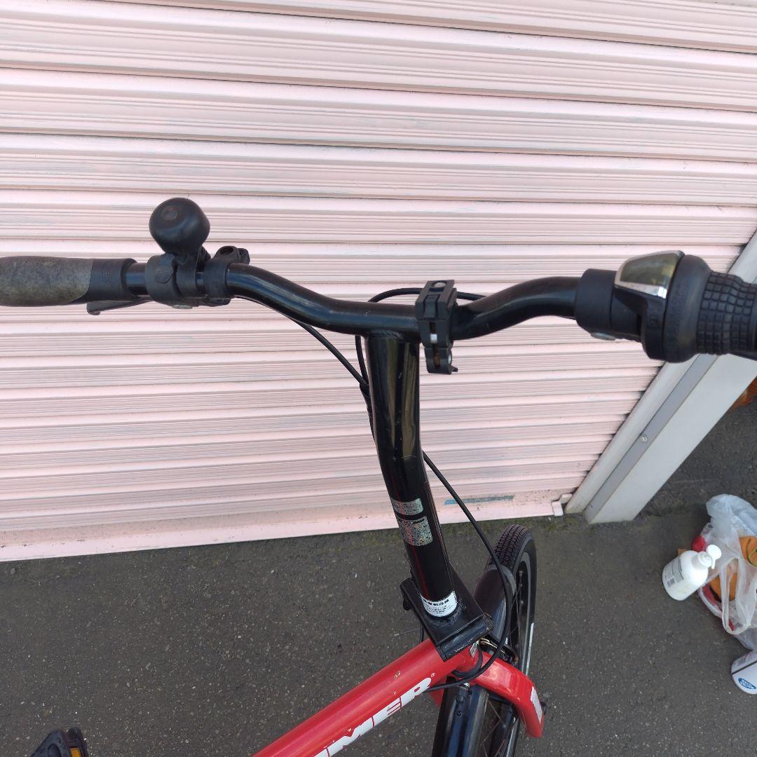 札幌限定‼️6段変速機付き‼️HUMMER 折りたたみ自転車 レッド　20インチ