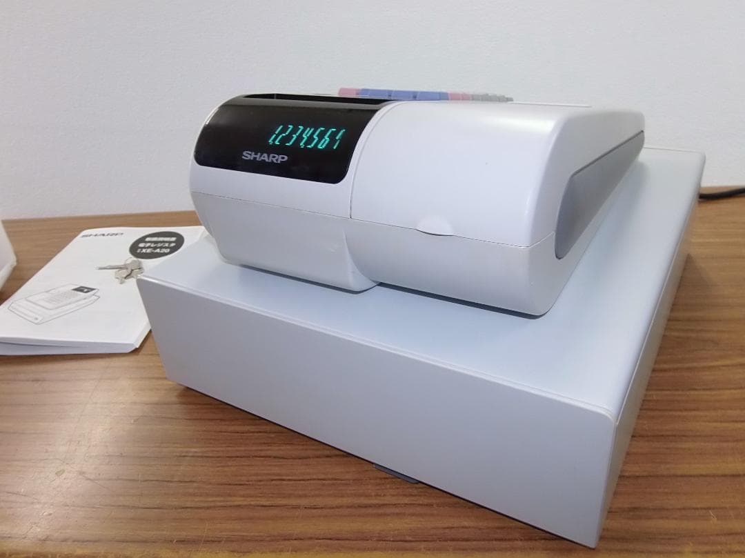 設定無料 SHARP XE-A20 本体Ａ４サイズ レジスター 250621