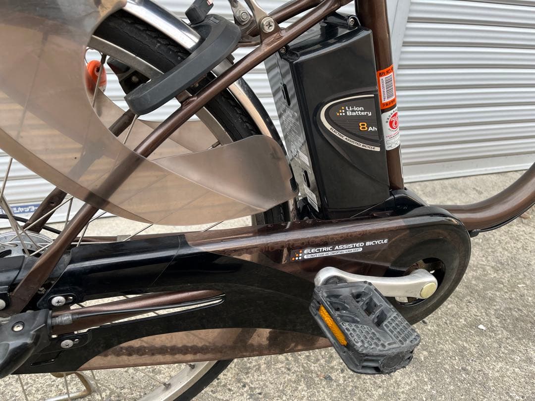 電動アシスト24型自転車 ビビDX24 BE-END433T2色チョコブラウン