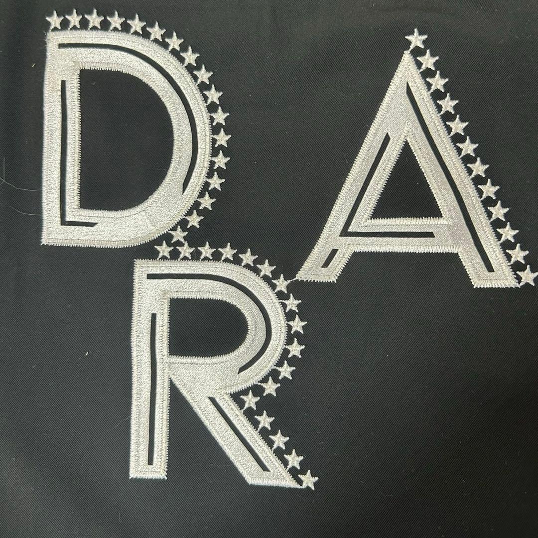 ダンスウィズドラゴン 星刺繍ロゴ ゴルフスカートL 黒