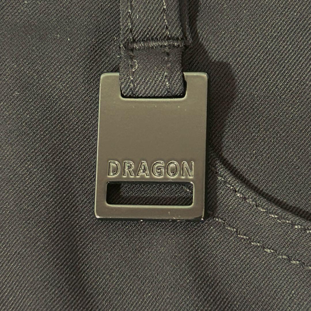 ダンスウィズドラゴン 星刺繍ロゴ ゴルフスカートL 黒