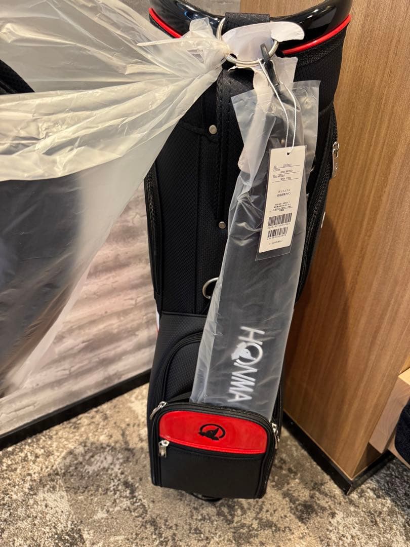 HONMA ゴルフバッグ ブラック/レッド