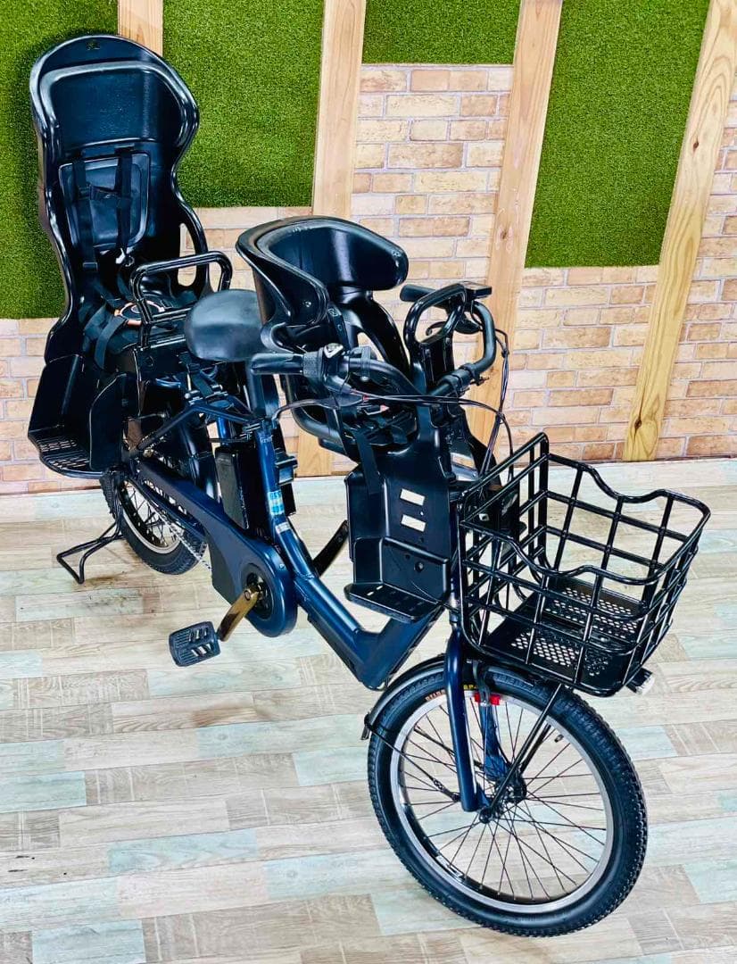 王様 マットネイビー アニーズ子供乗せ電動アシスト自転車 H1887