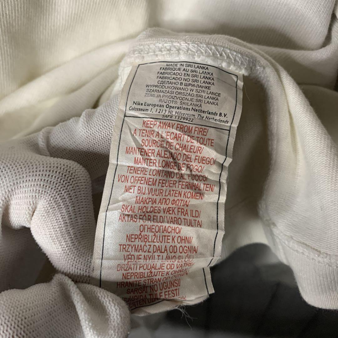 ナイキ 刺繍 ラガーシャツ フランス ブルー ホワイト バイカラー ハーフボタン