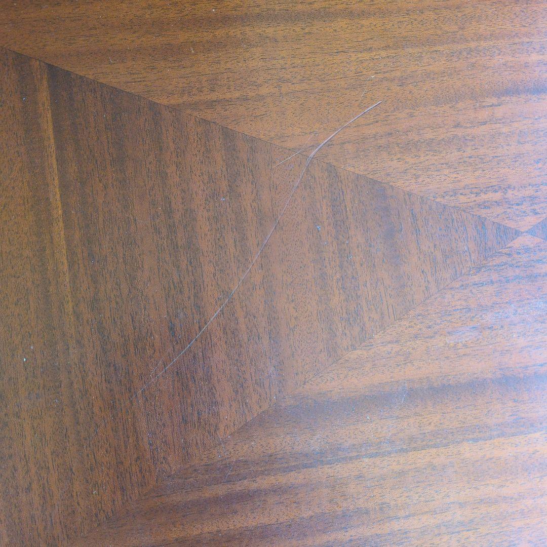 木製センターテーブル ダイヤモンドパターン