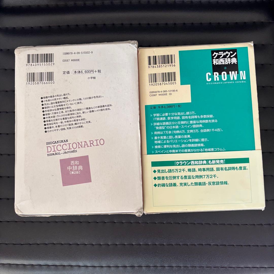 小学館　西和辞典　三省堂　クラウン和西辞典