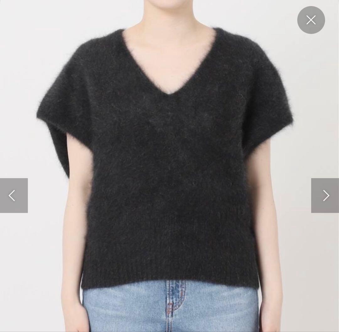 NOBLE●ファーニットVネックベスト　ストール付き