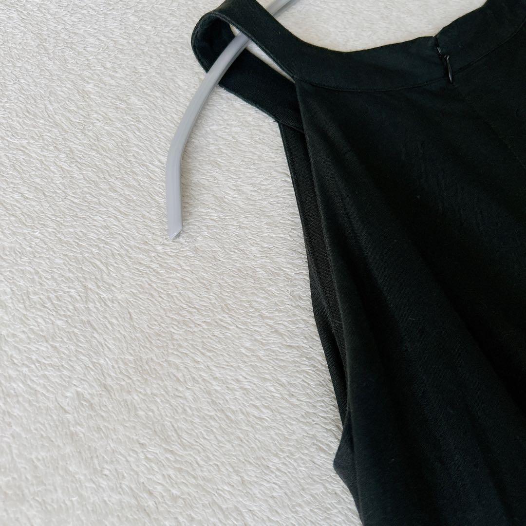 レリューム◆上質　リネン　コットン　ロングワンピース　フレア　洗える　ゆったり